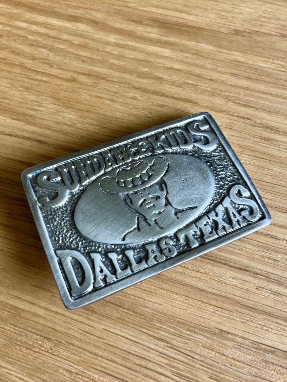 Sundance Kids Dallas Texas Belt Buckle Cowboy Biker Gay Leather Bar 70s Mens